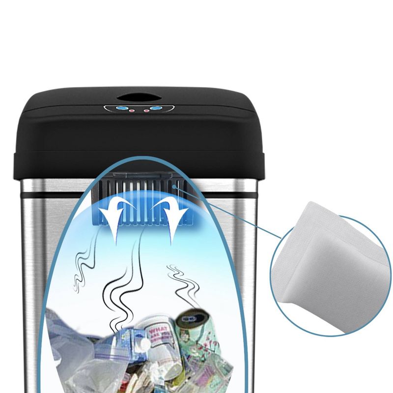 halo quality 3pk Compact Odor Filter Deodorizers for use with 4gal and Smaller Trash Cans