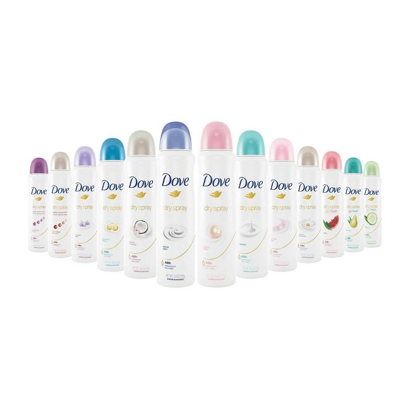 Dove Clear Tone Pink Rosa 48-Hour Antiperspirant & Deodorant Dry Spray - 3.8oz