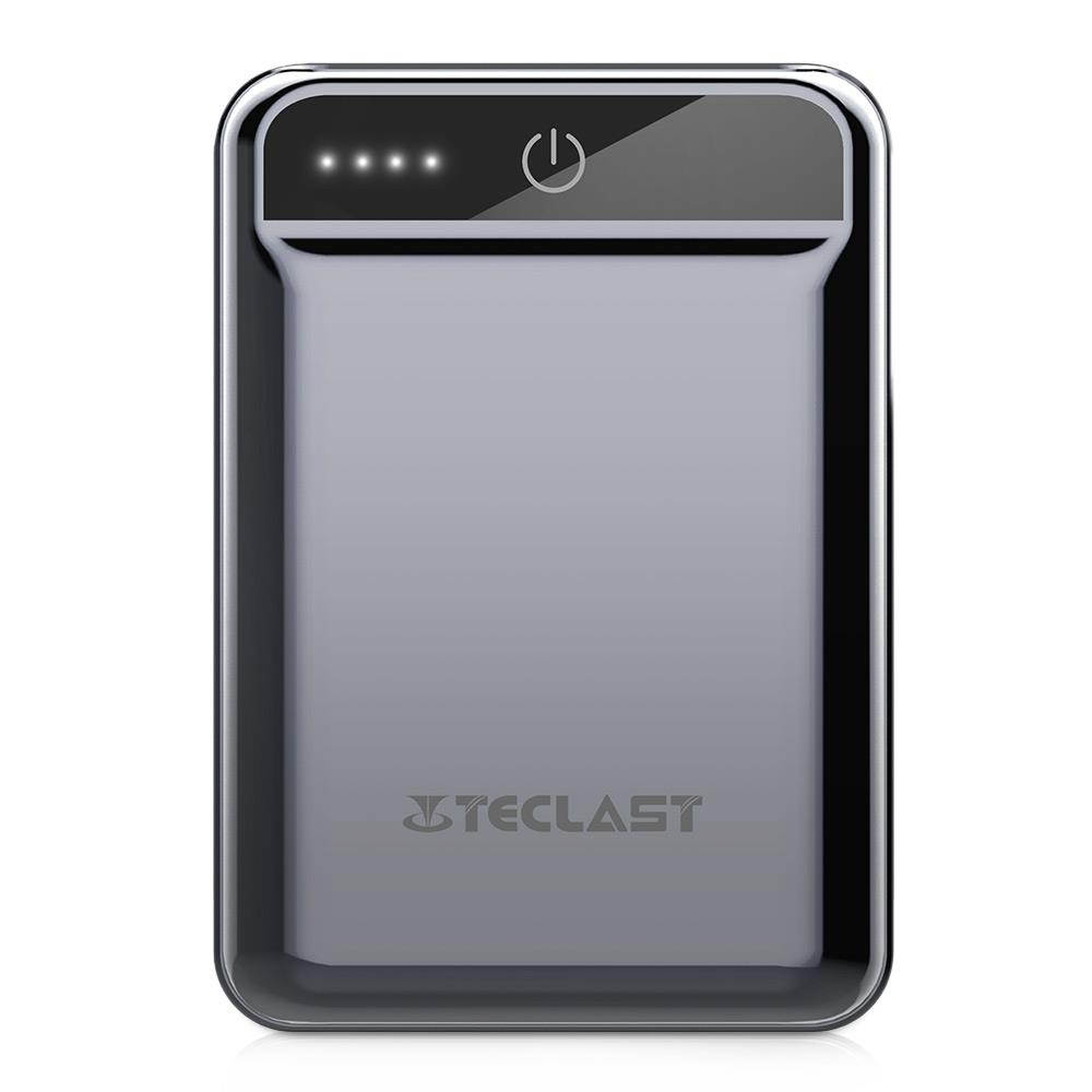 Power Bank 10000mAh High Capacity External Battery Pack Powerbank Cell Phone Battery Backup Charger with Dual Input & Output Compatible iPhone X 8 7 Plus, iPad Tablet & More