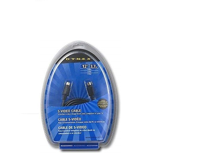 Dynex 12' S-Video Cable - Black