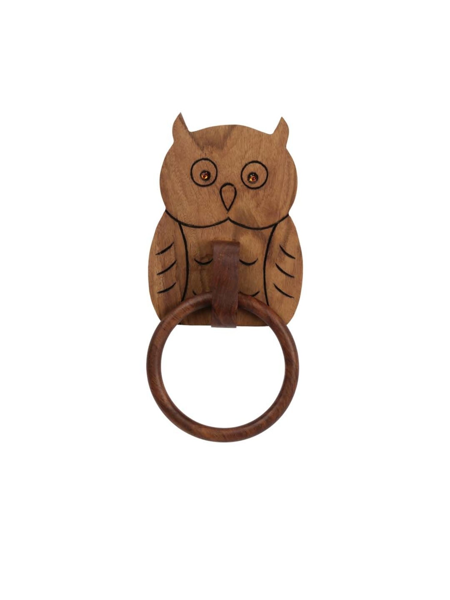 Art Street Black Mdf Jharokha Jali Square Hanging Ornaments Wall Art - Set of 4