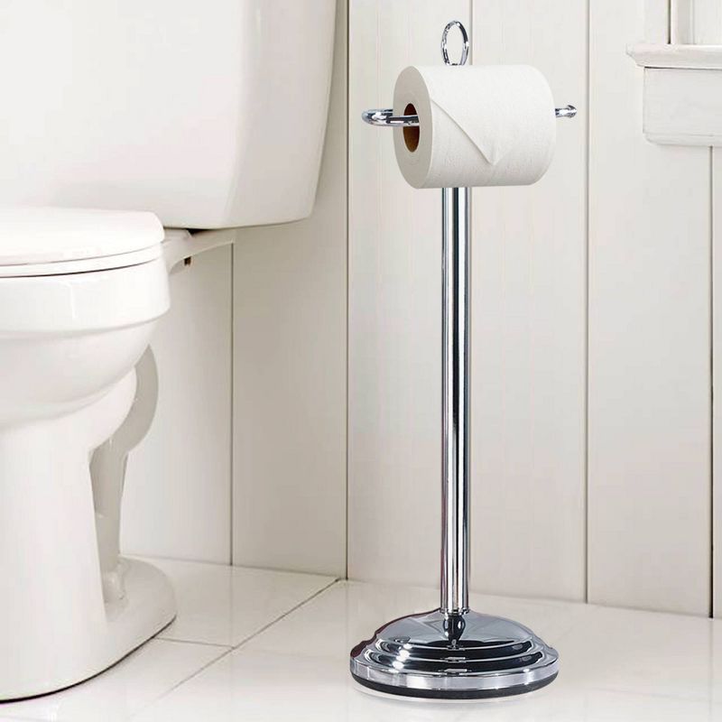 Freestanding Toilet Tissue Holder Chrome - Nu Steel