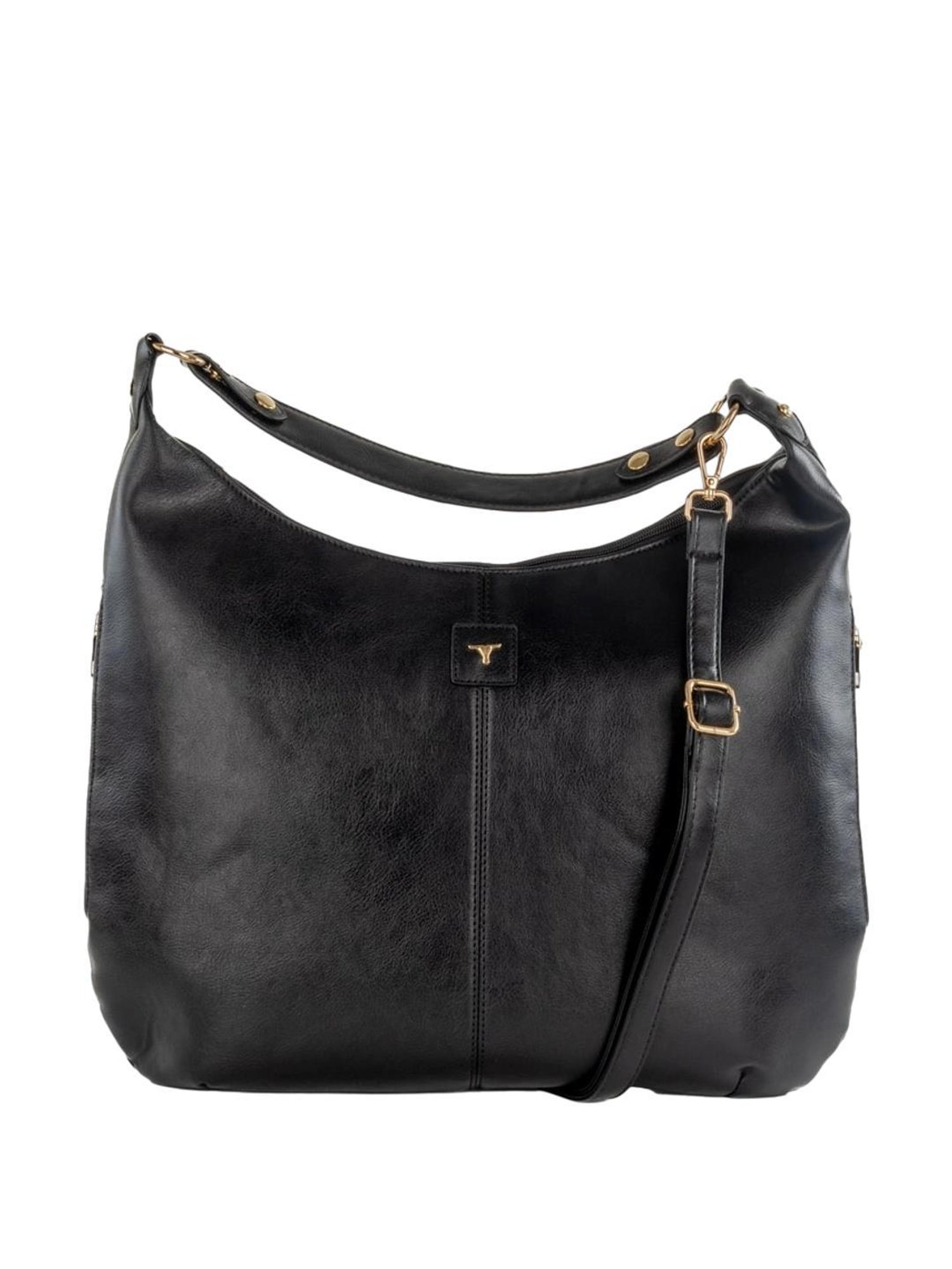 BULCHEE Black Solid Sling Handbag