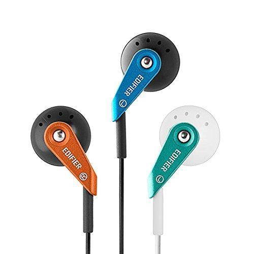 Edifier H185 Headphones Hi-Fi Classic Earbud Style Earphones - Blue