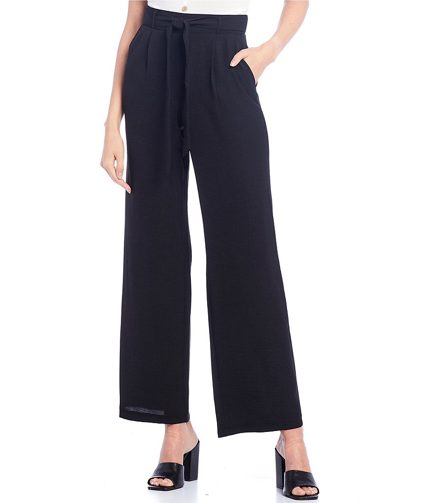 I.N. San Francisco Paperbag Waist Wide Leg Pants