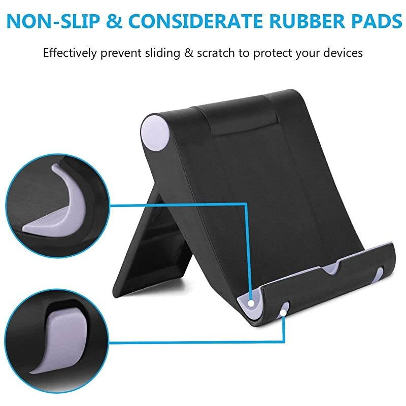 Phone Stand, 4 Pack Multi-Angle Cell Phone Stand Tablet Stand Universal Smartphones for Holder Tablets(6-11"), e-Reader, Compatible Phone XS/XR/11/11pro/11pro max/10/10 max , Galaxy S10/S20