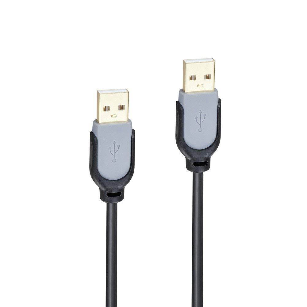USB to USB Cable, Antkeet 30ft USB 2.0 Type A to A 24/28AWG Cable Cord Data Transfer for Hard Drive Enclosures, Printers, Modems, Cameras,etc.