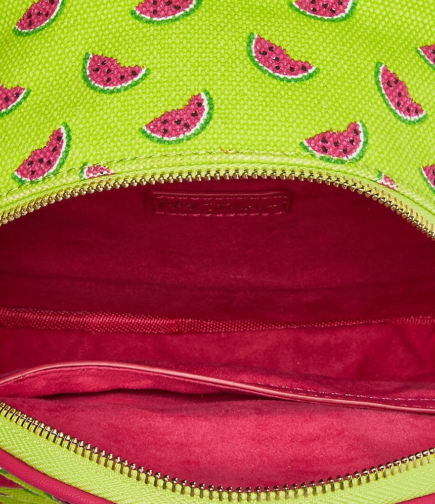 Betsey Johnson Removable Keychain Zip Closure Backpack