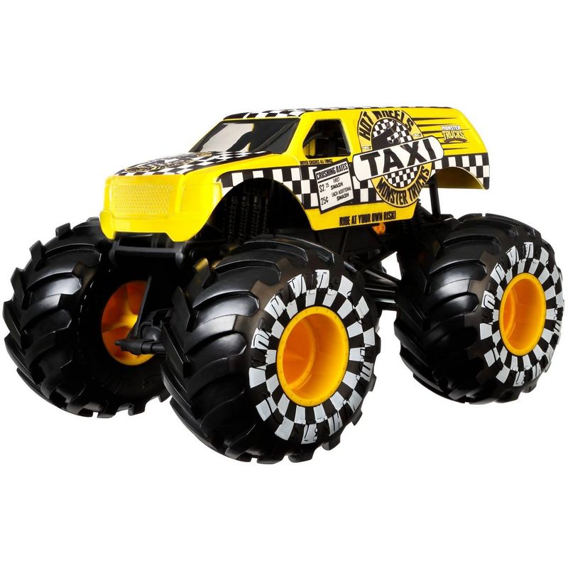 Hot Wheels Monster Trucks Taxi - 1:24 Scale Vehicle