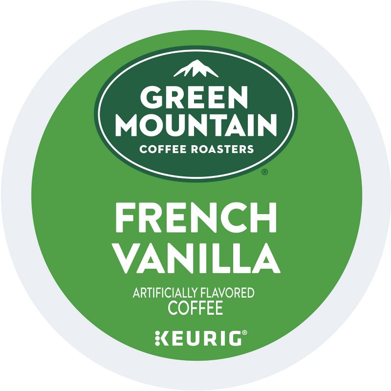 24ct Green Mountain Coffee French Vanilla Keurig K-Cup Coffee Pods Flavored Coffee Light Roast