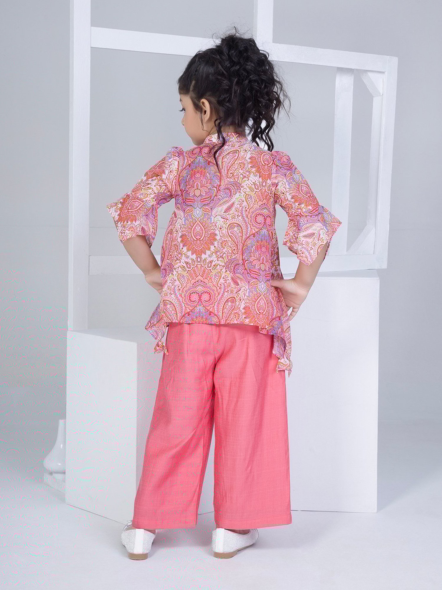 Peppermint Boys Peach Printed Top