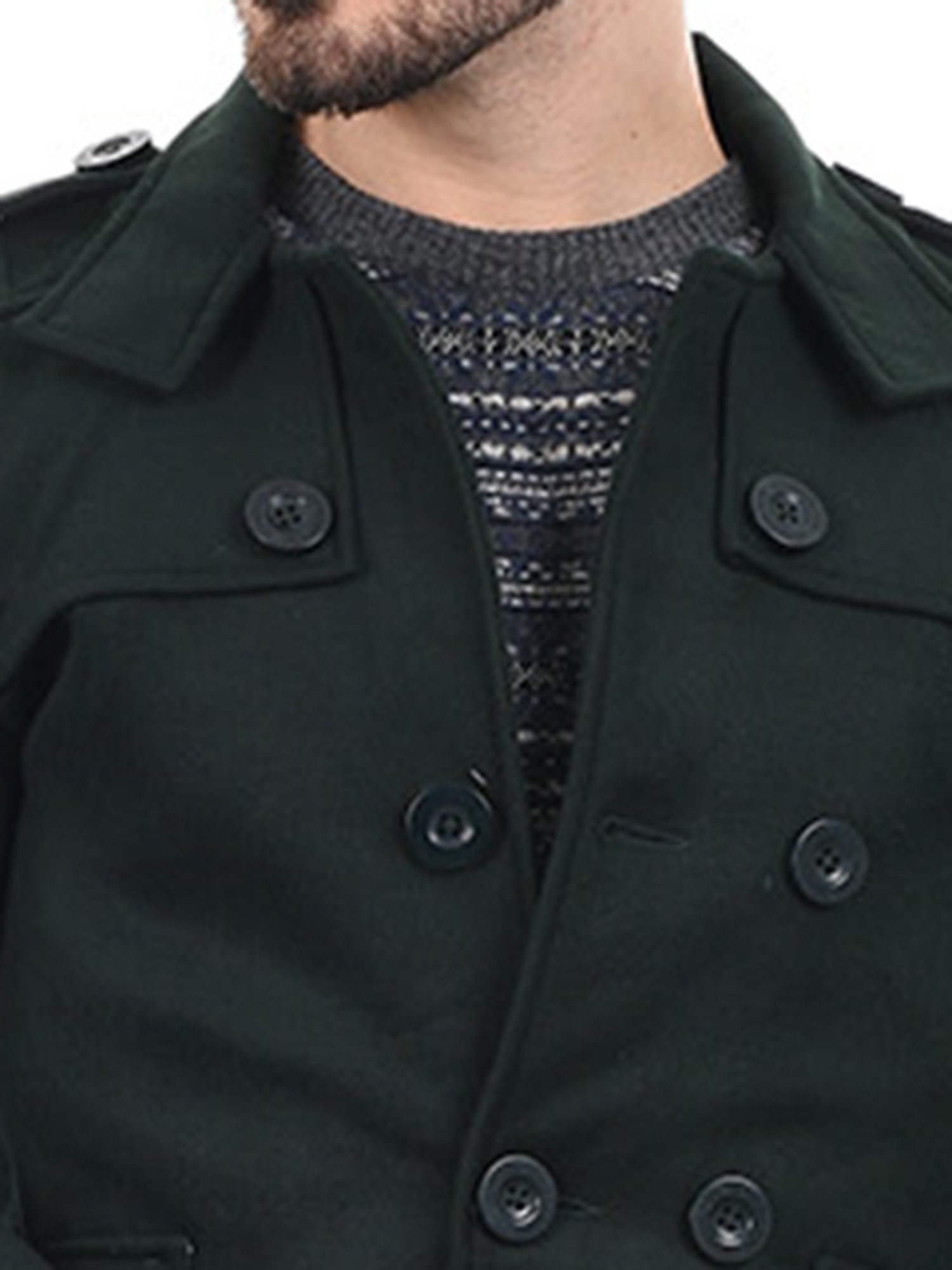 London Fog Green Regular Fit Blazer