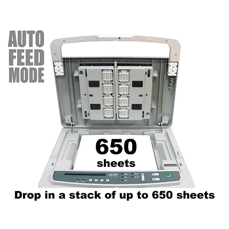 AutoShred 650Sheet Auto Feed Microcut Paper Shredder Heavy Duty AF650