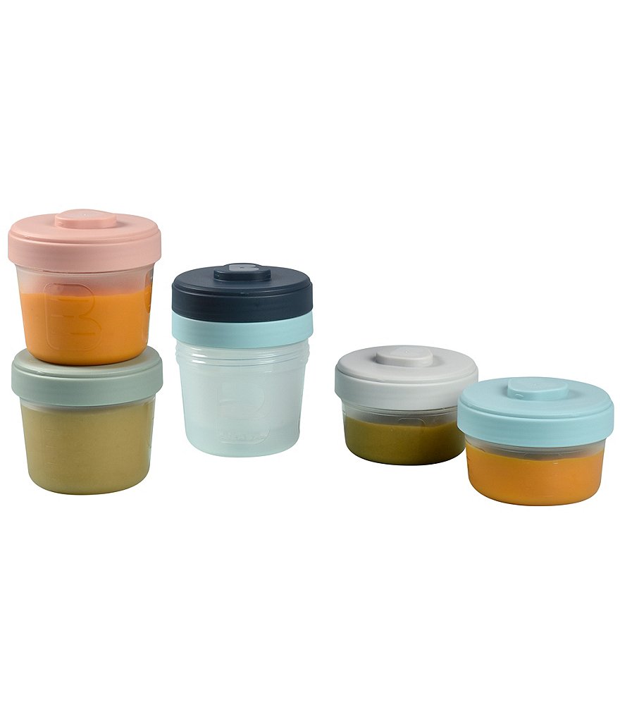 BEABA Baby Food Clip Containers Set of 6 - Small