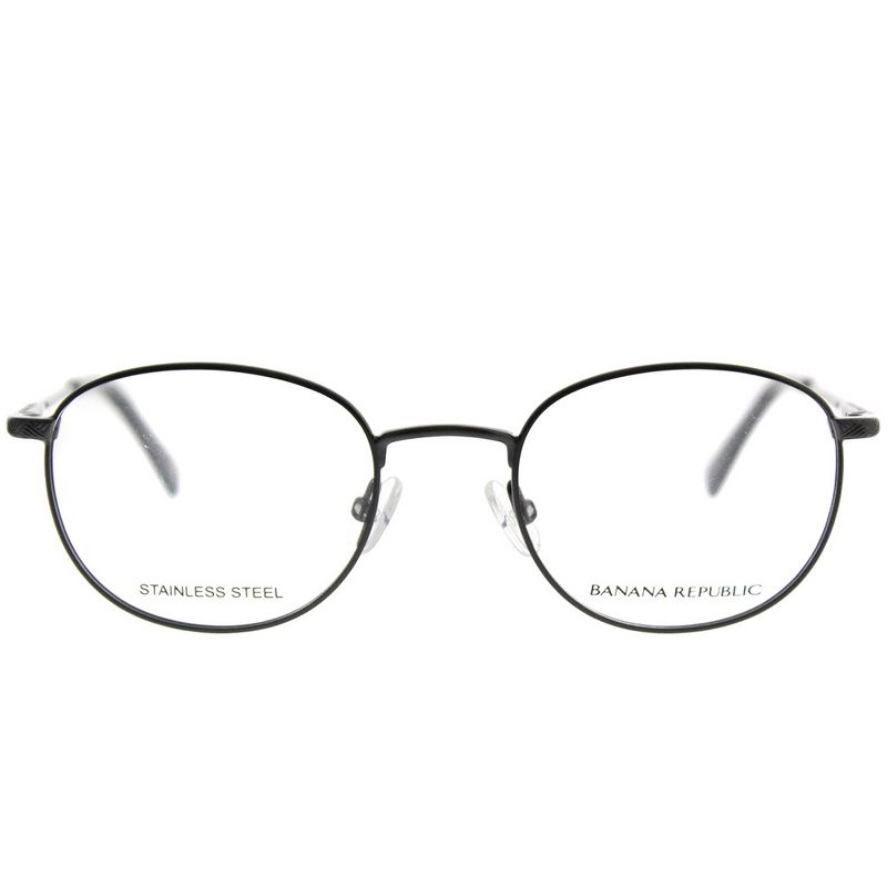 Banana Republic  JVX Unisex Round Eyeglasses Brushed Graphit 47mm