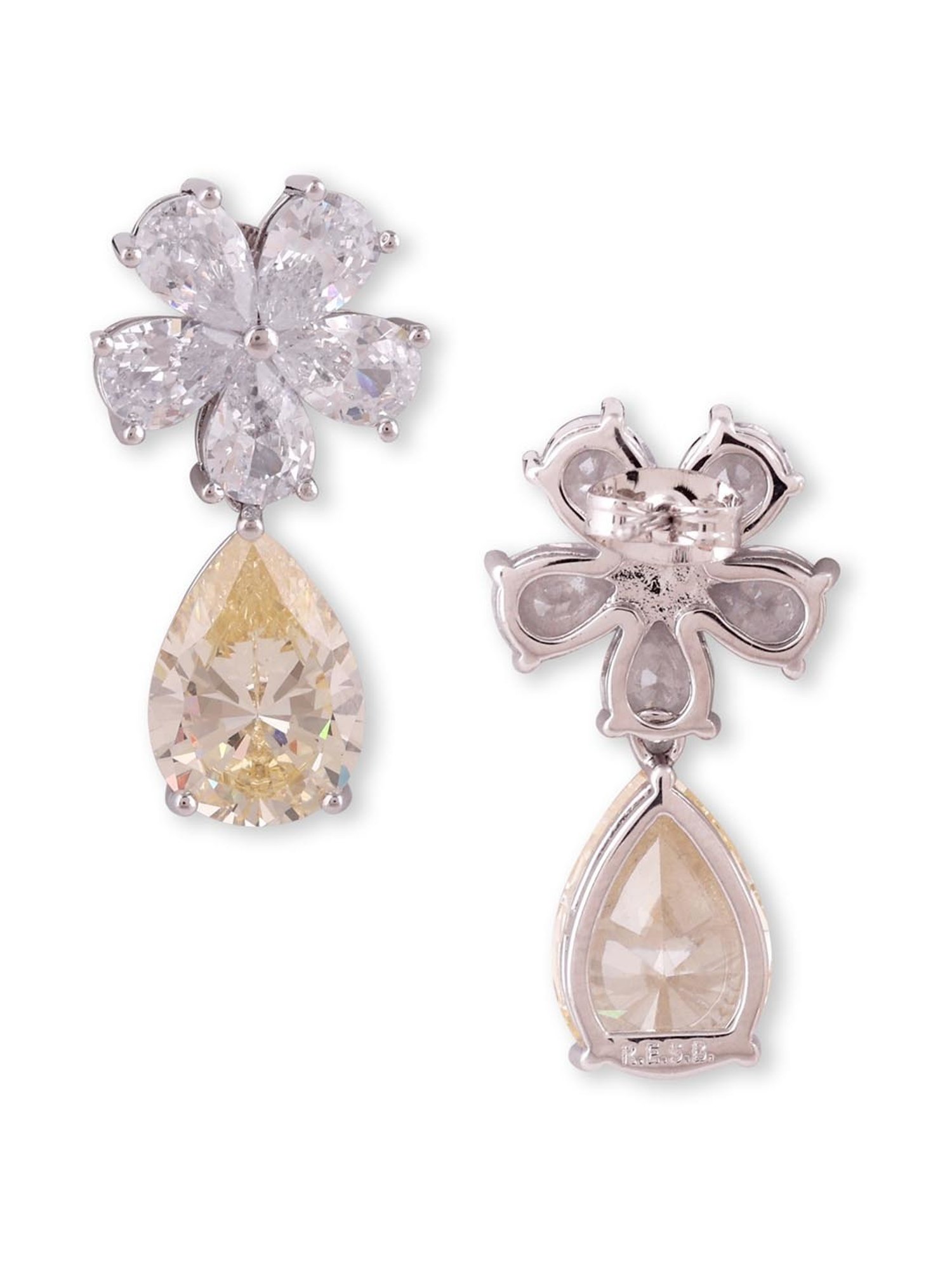 The Real Effect London Silver Earrings for Women