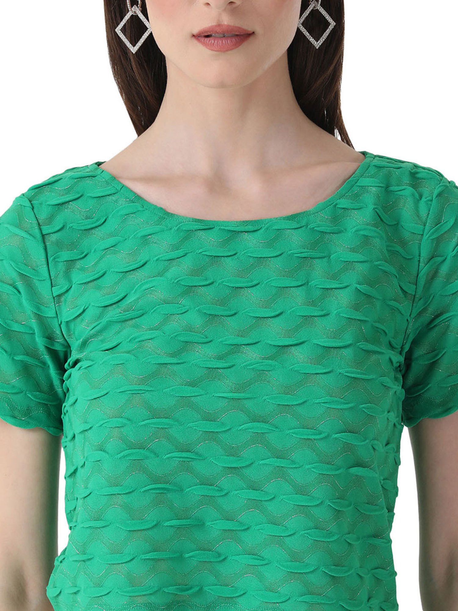 Kazo Scallop Boxy Fit Top