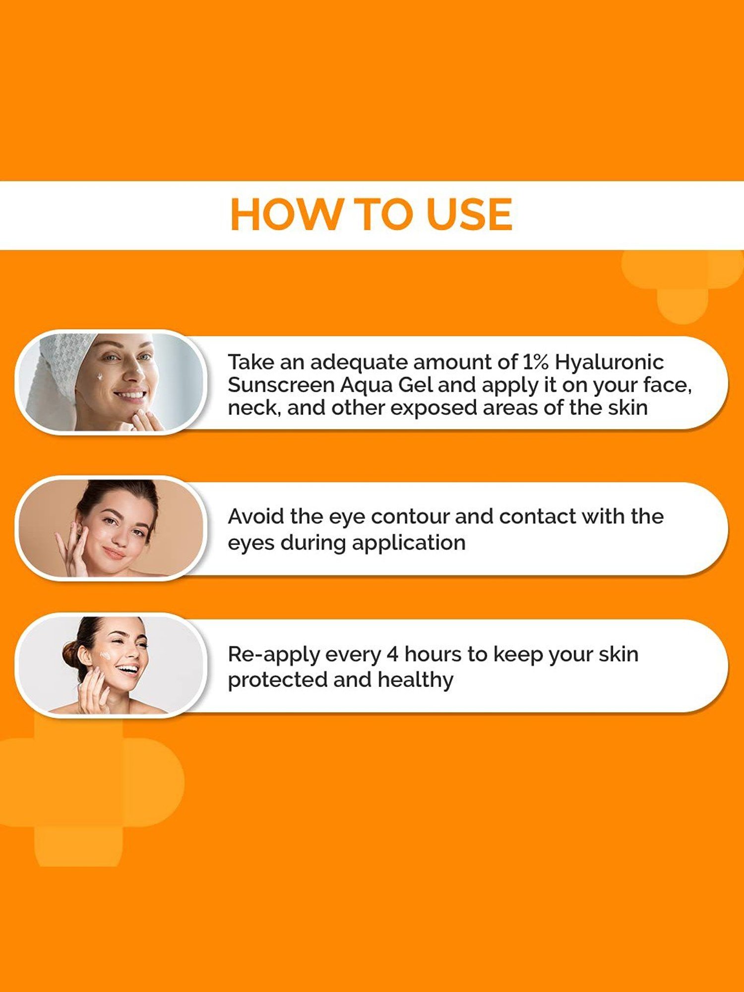 The Derma Co 1% Hyaluronic Sunscreen Aqua Gel with SPF 50 PA++++ - 50 gm