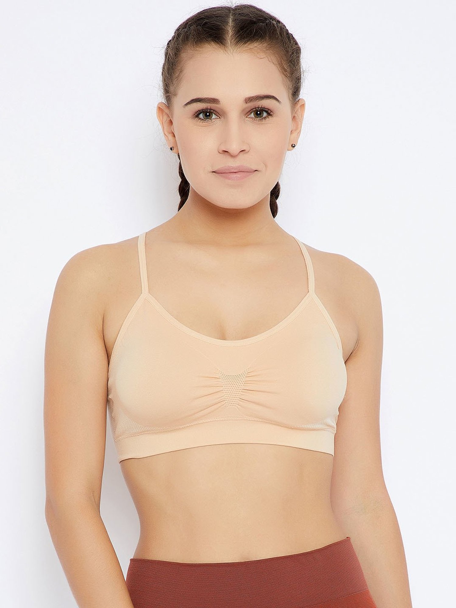 C9 Airwear Beige Full Coverage Bralette Bra