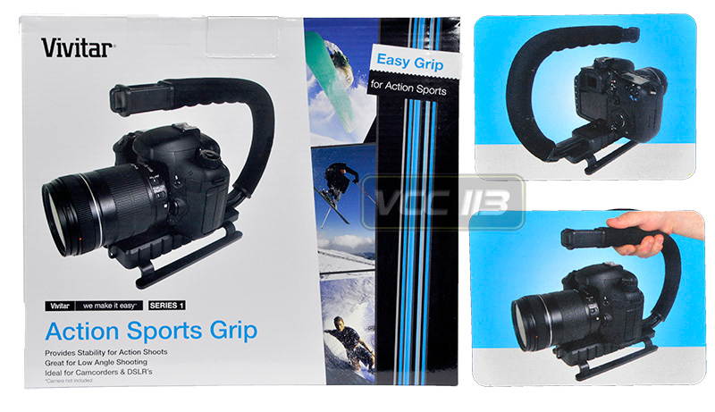 Vivitar Sports Action Tripod for Camera and Camcorder - Black
