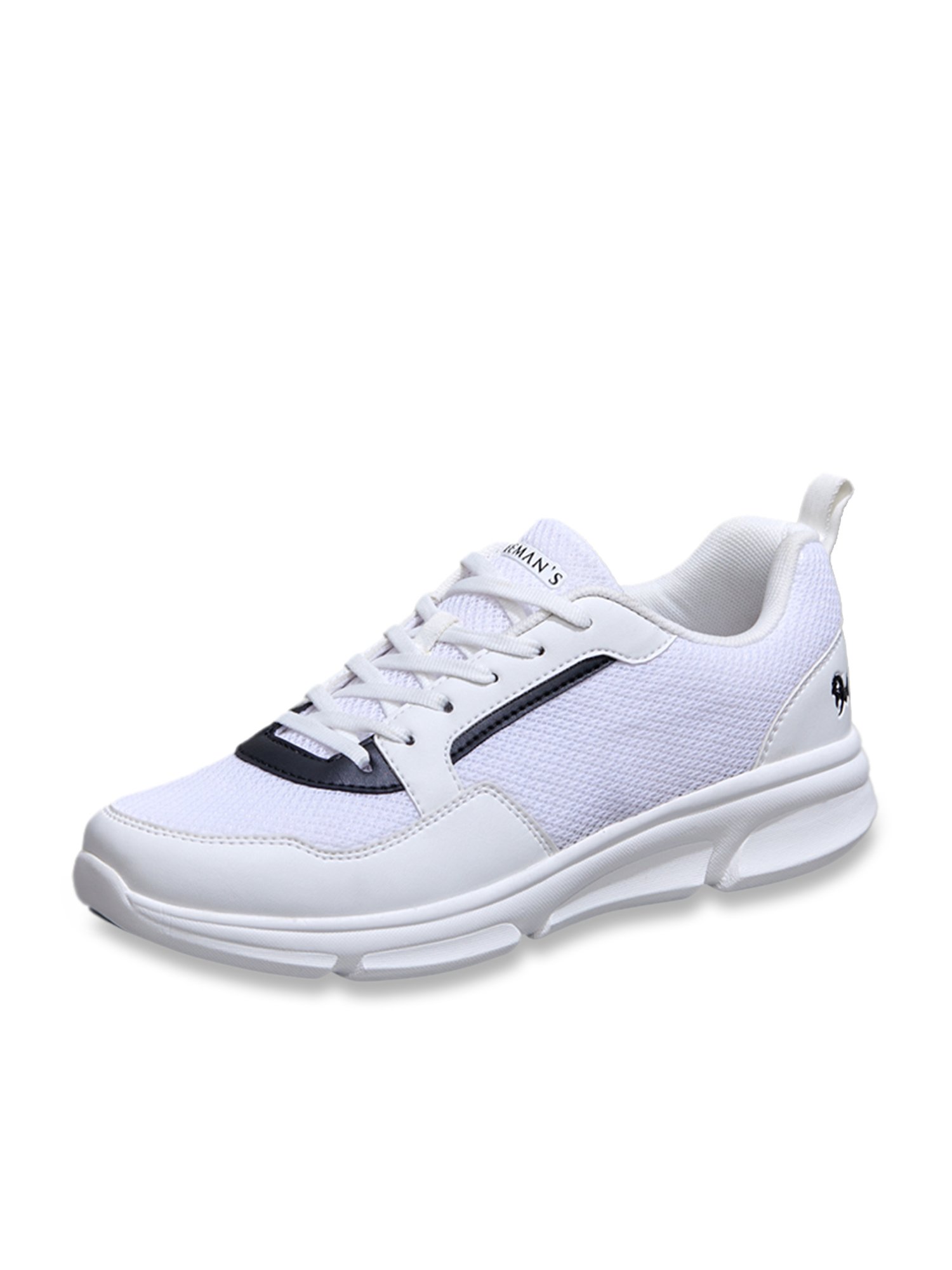 Neemans Men's White Running Shoes
