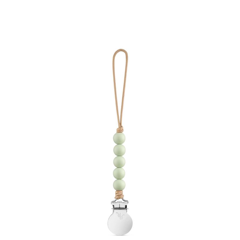 Loulou Lollipop Darling Pacifier Clip - Avocado