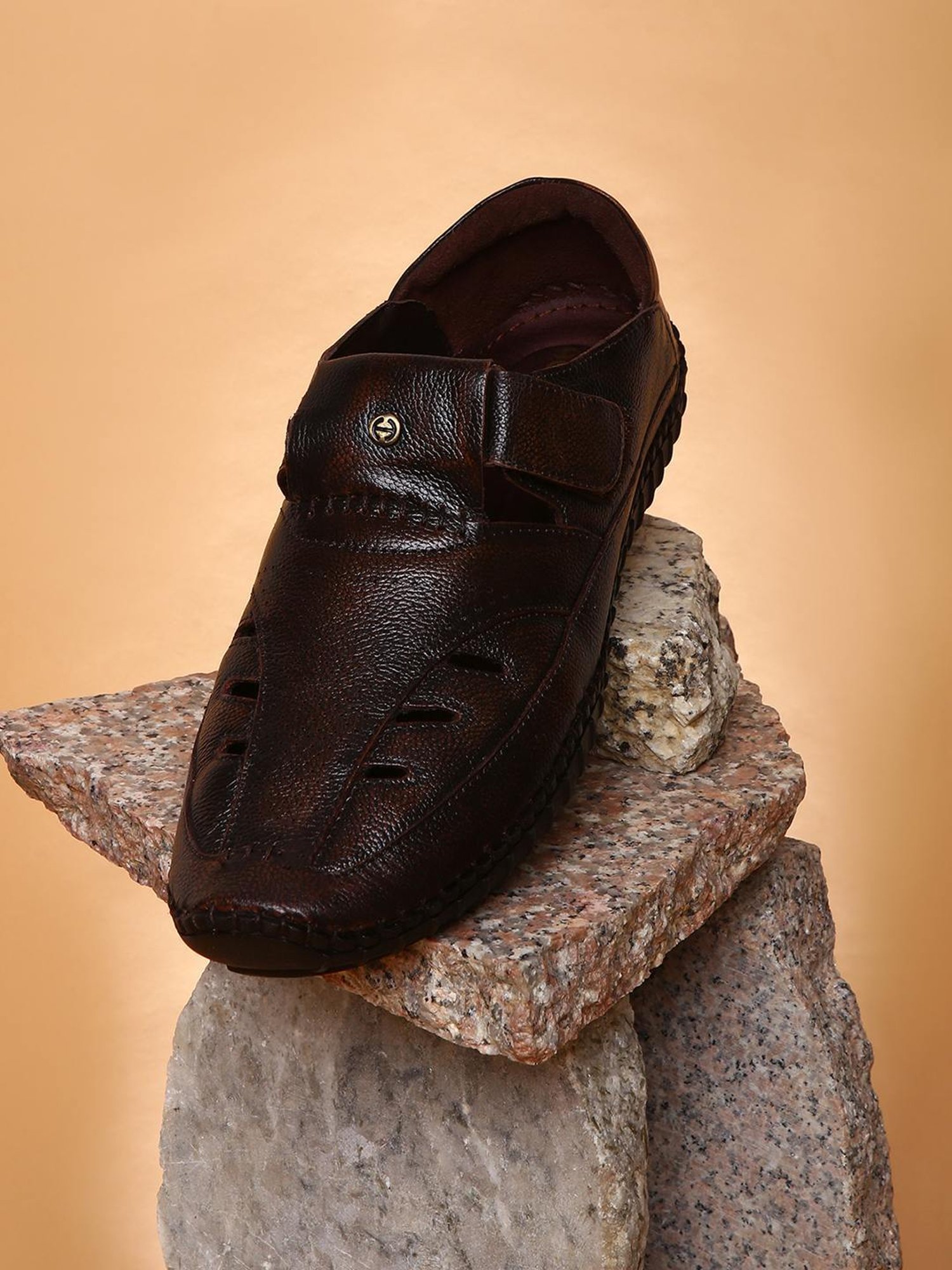 Healers by Liberty Men's Brown Fisherman Sandals