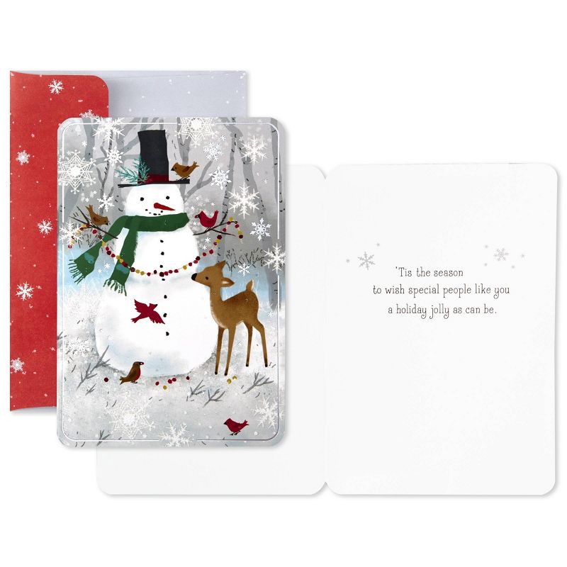 16ct Hallmark Snowman & Reindeer Greeting Cards