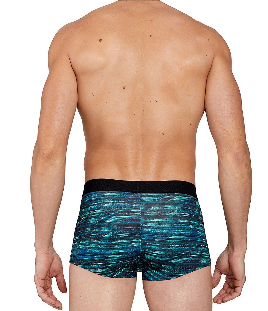 Papi Glitch Print Trunks