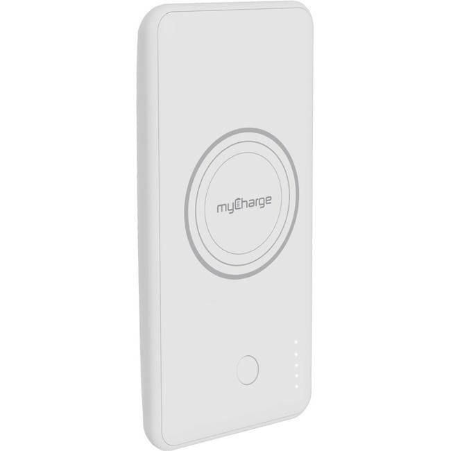 mycharge wireless charger portable charger power bank 5w/1a/3000mah qi certified for apple iphone xs, xs max, xr, x, 8, 8 plus android samsung galaxy s8, s8+, note 8, s7, s7 edge, s6, s6 edge