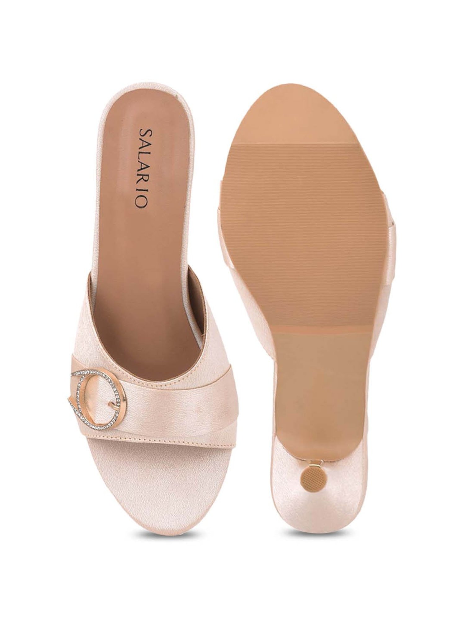 Salario Women's Beige Casual Stilettos