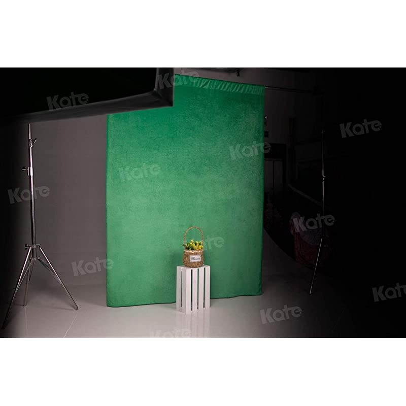 5ftW&times;7ftH Solid Green Backdrop Portrait Background for Photography Studio Screen for Photo Video Studio