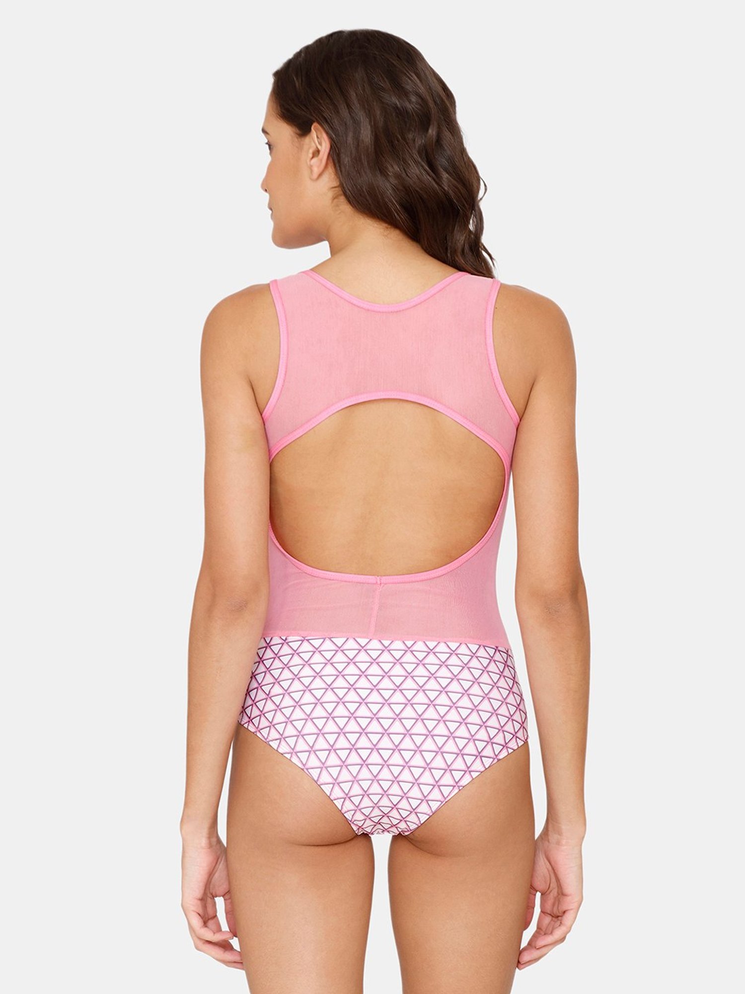 Coucou by Zivame Pink Printed Swimsuit