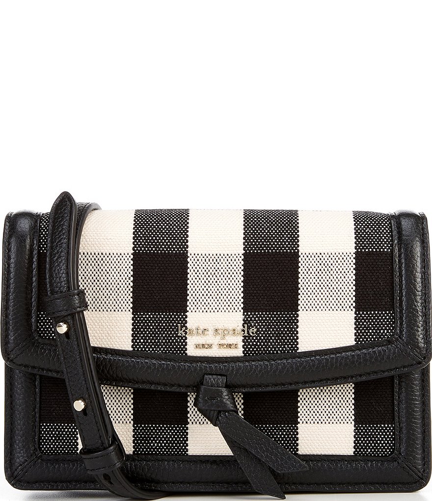 kate spade new york Knott Gingham Flap Crossbody Bag