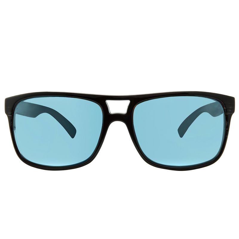 Revo Holsby RE 1019 01 BL Unisex Square Polarized Sunglasses Black Woodgrain 58mm