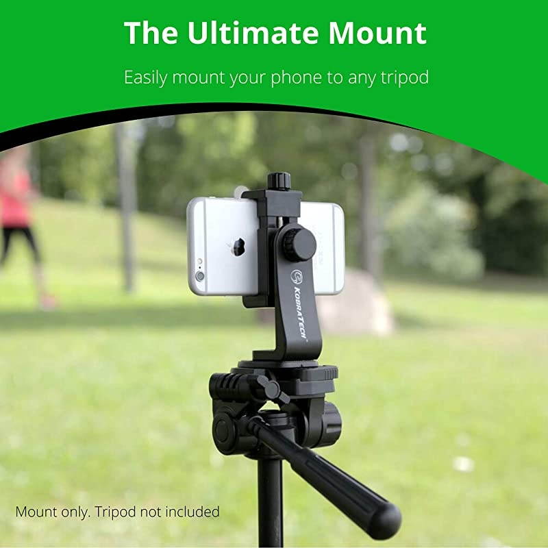 Cell Phone Tripod Mount UniMount 360 Universal iPhone Tripod Mount Adapter with Remote
