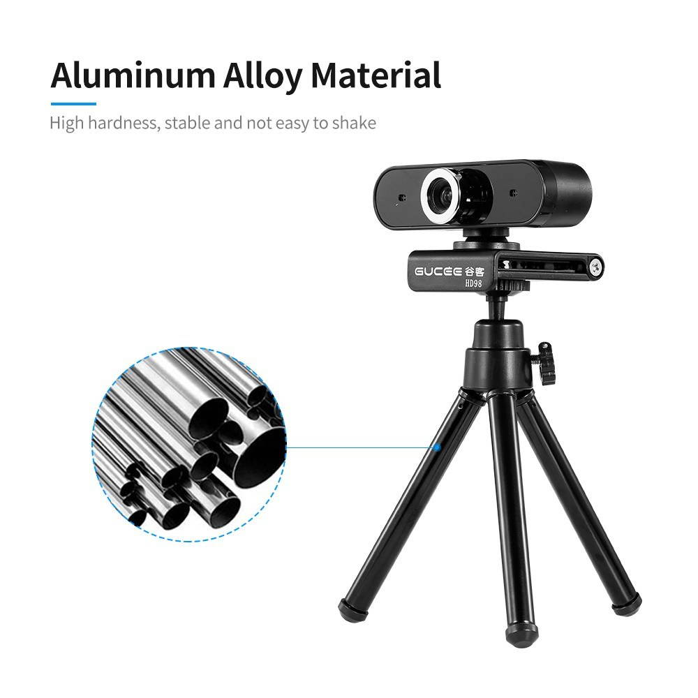 Portable Webcam Tripod Lightweight Mini Webcam Tripod for Smartphone Webcam Desktop Tripod Phone Holder Table Stand