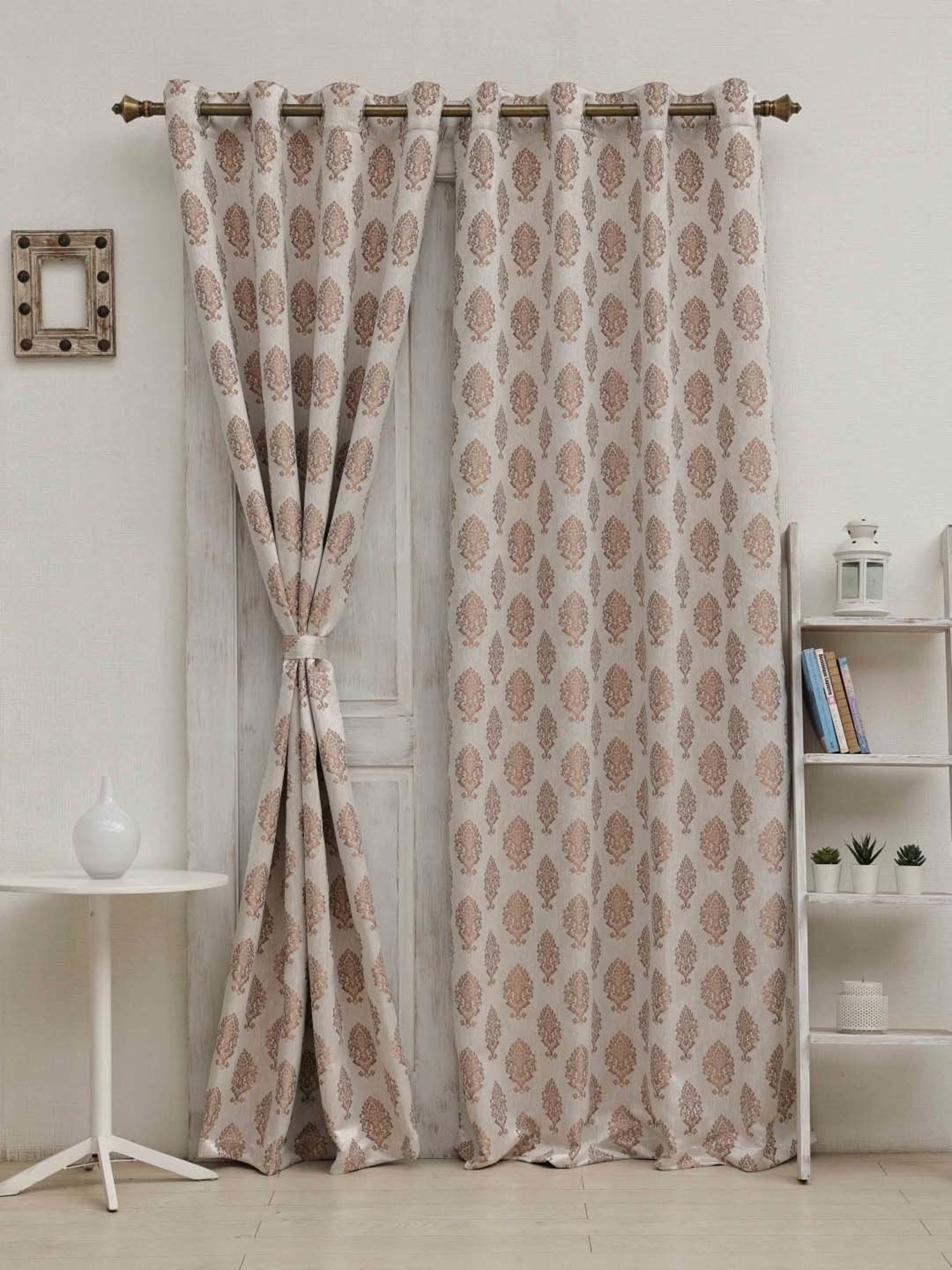 Ariana Sway Roman Coffee Polyester 5ft Window Eyelet Curtain