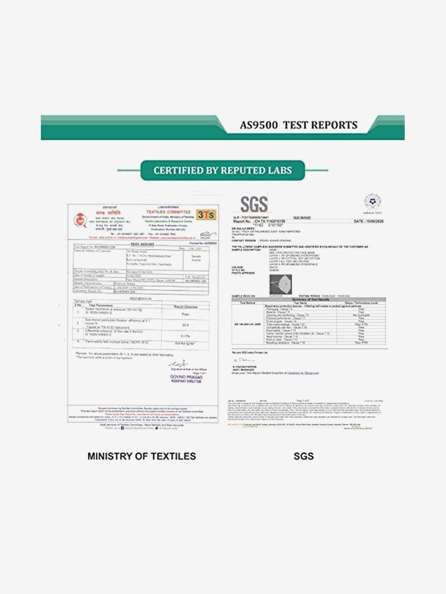 Allsense N95 FFP2 5 Layer Anti Pollution Face Mask with Ear Loop - Pack of 3 (White)