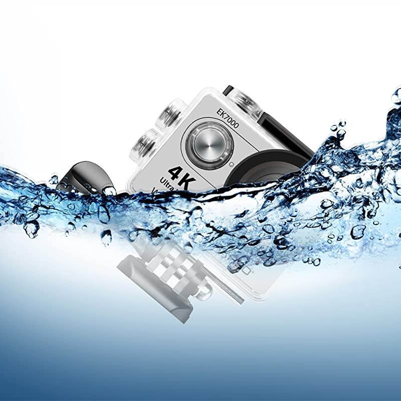 EK7000 4K Action Camera Sports WiFi Underwater Camcorder DV (Silver)