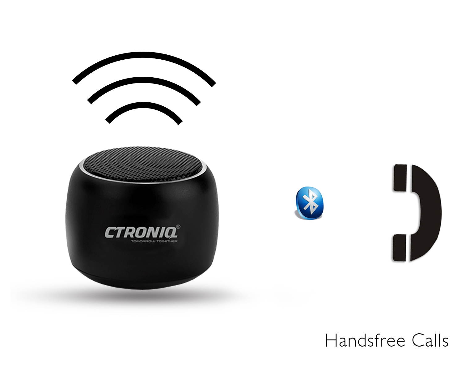 Ctroniq Elari Nanobeat Portable BT Speaker, Black