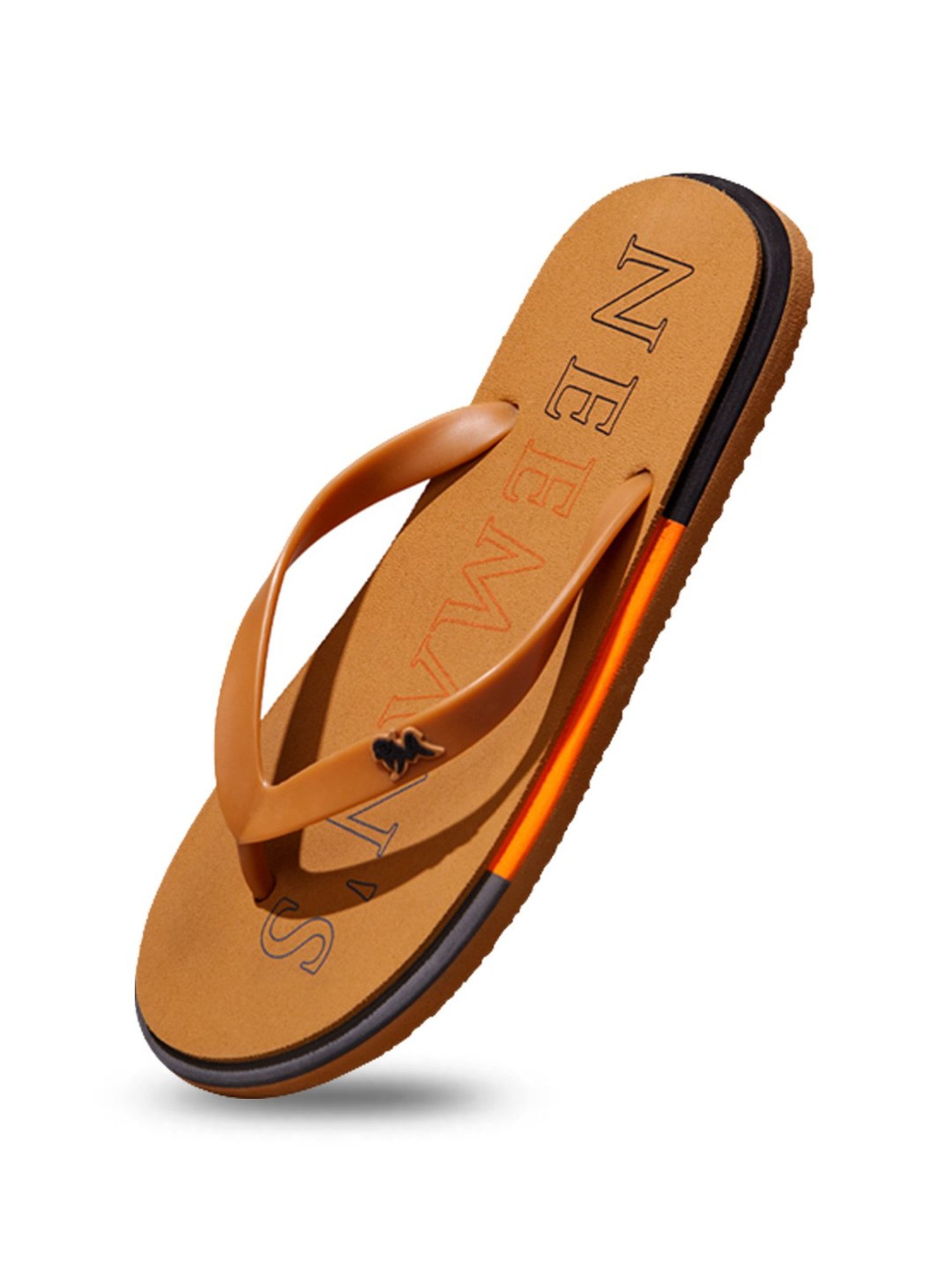 Neemans Men's Recreation Brown Flip Flops
