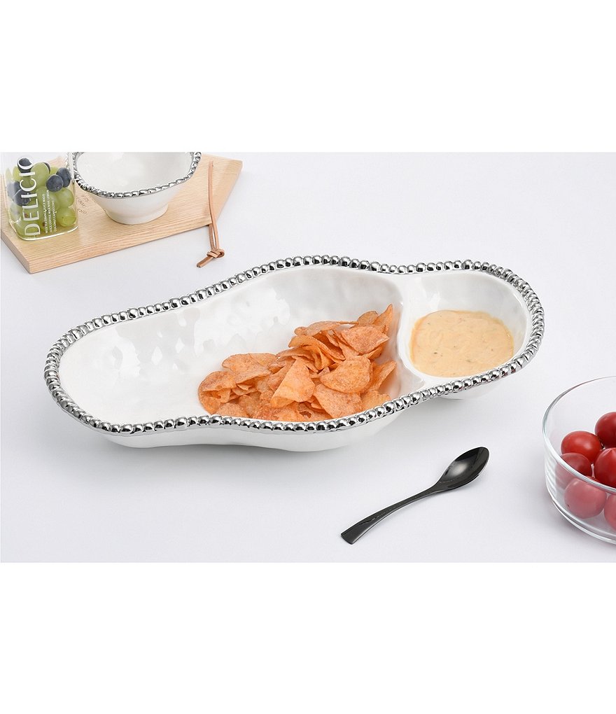 Pampa Bay Salerno Porcelain Chip and Dip Bowl