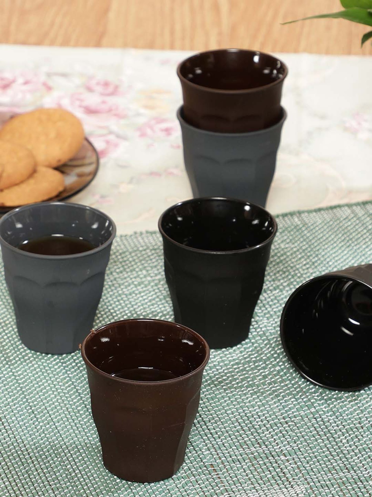 Duralex 'Picardie' Multicolor Glass 18 cm Tumbler (0.09 L) - Set of 6