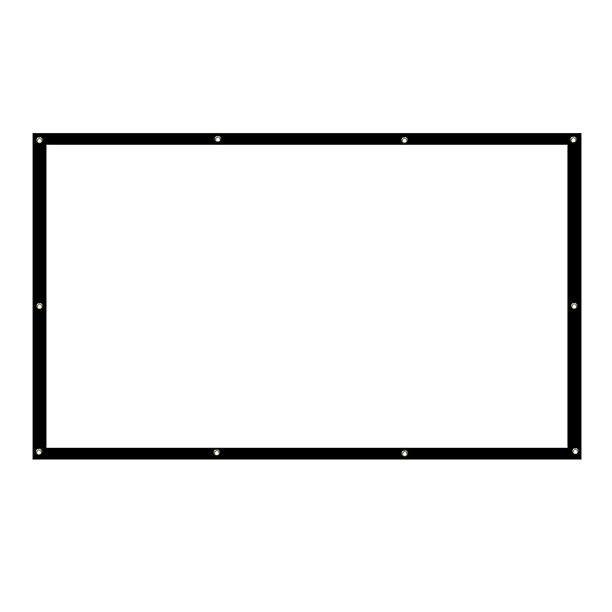 60-Inch External Projection Screen for 16: 9 Outdoor PVC Projector Screen 4: 3 Portable Projection Screen Suitable For Hdtv / Sports / Movies / Presentations 4:3