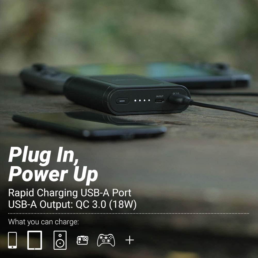 Omni Mobile 12800 mAh Wireless Charging Portable Power Bank with Laptop Grade USB-C| Battery Pack for Laptops Tablets Cameras Smartphones iPhone Samsung Galaxy and Other Smart Devices