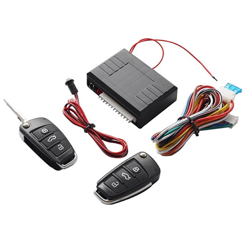Universal Vehicle Security Door Lock Kit Car Remote Control Central Locking Keyless Entry System