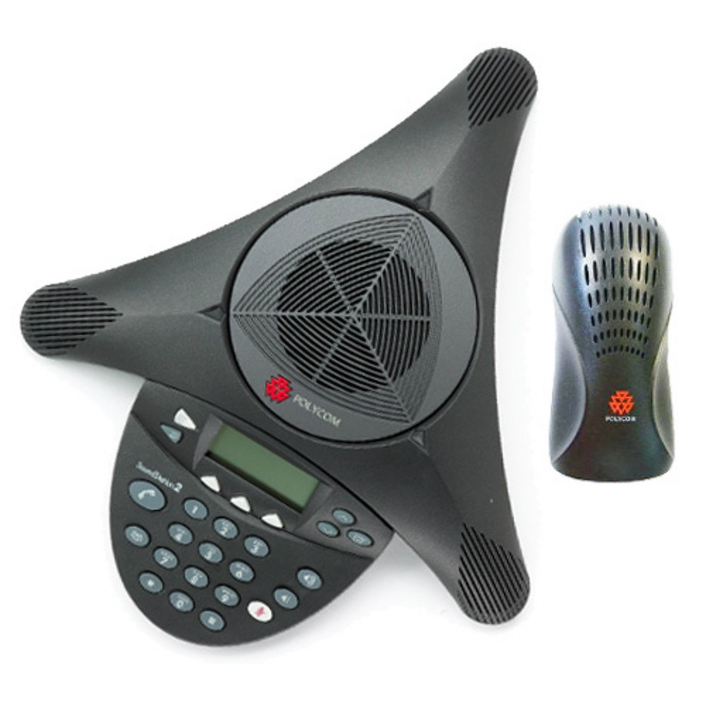 Polycom SoundStation 2 EX (2200-16200-001) Corded Conference Phone