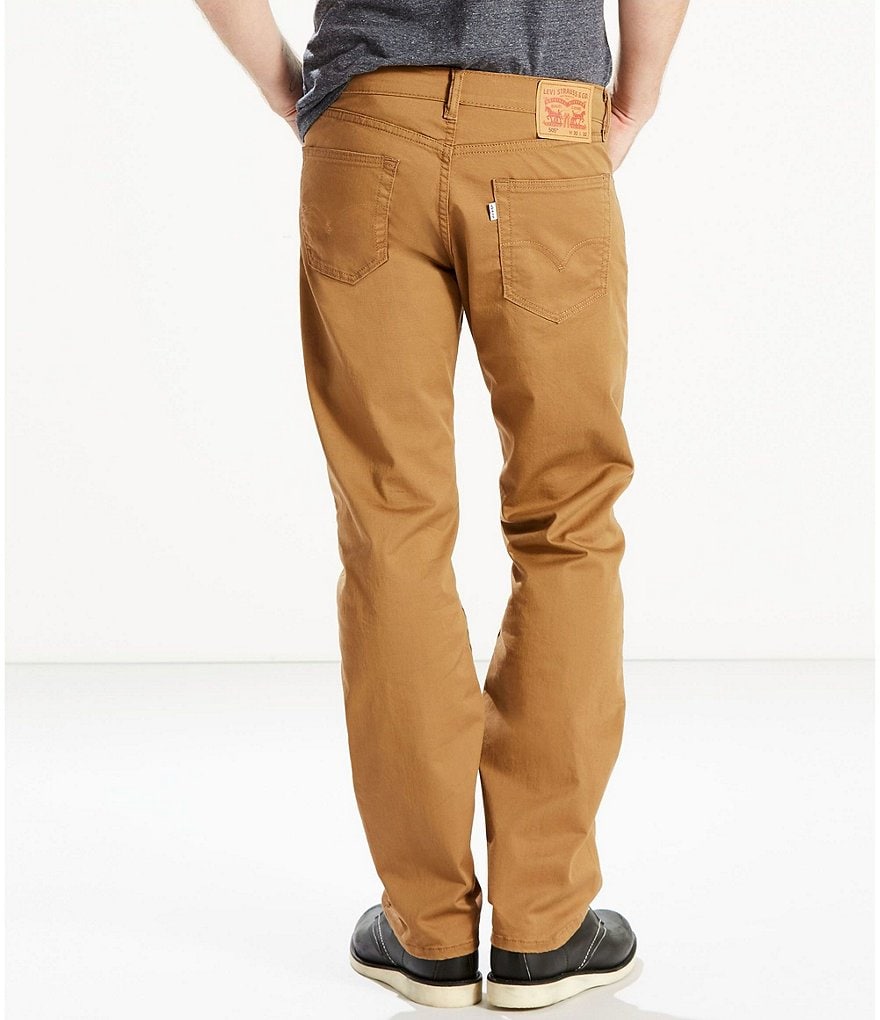 Levi's&reg; 505&trade; Straight-Fit Stretch Slub Twill Jeans