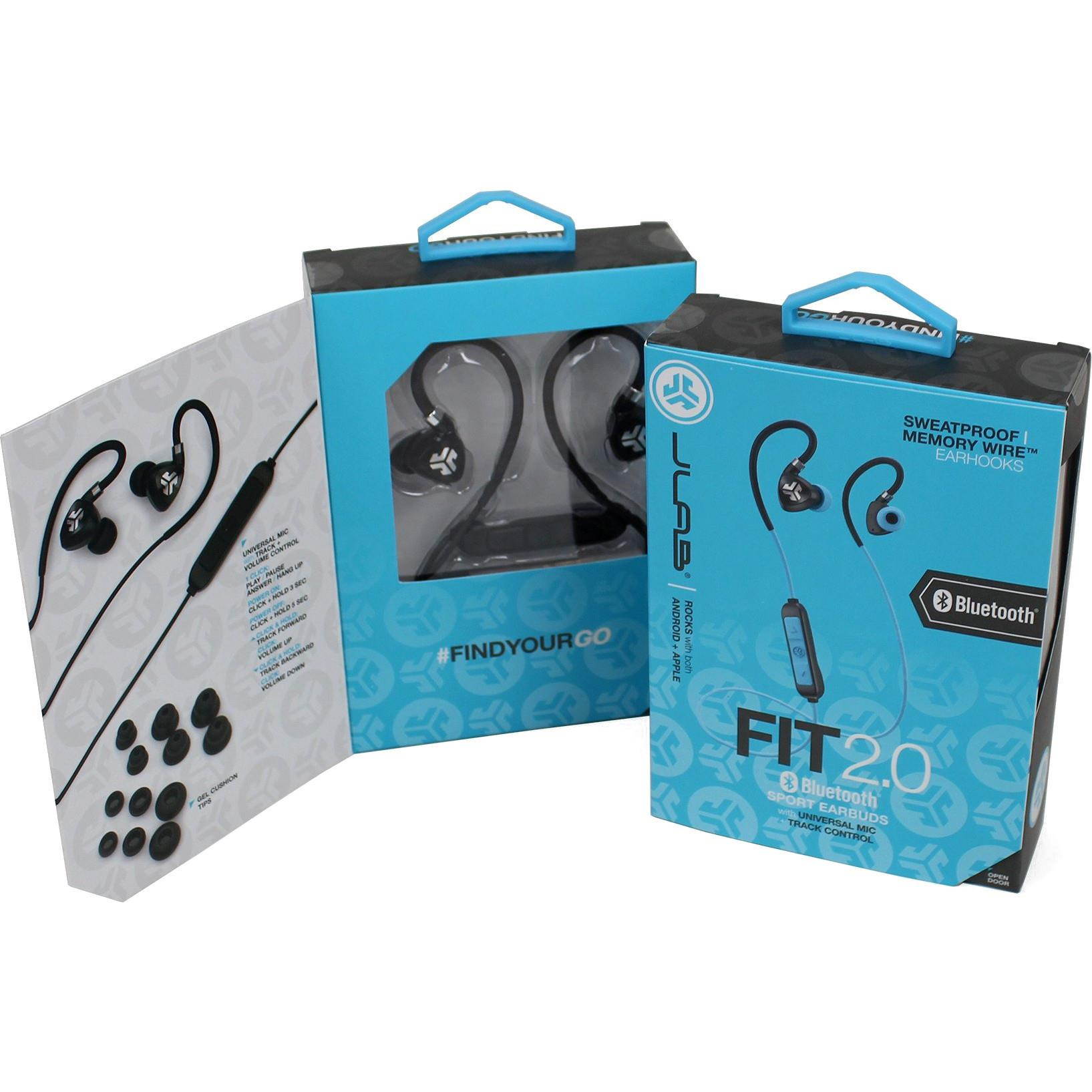 JLab Fit 2.0 Bluetooth Sport Earbuds